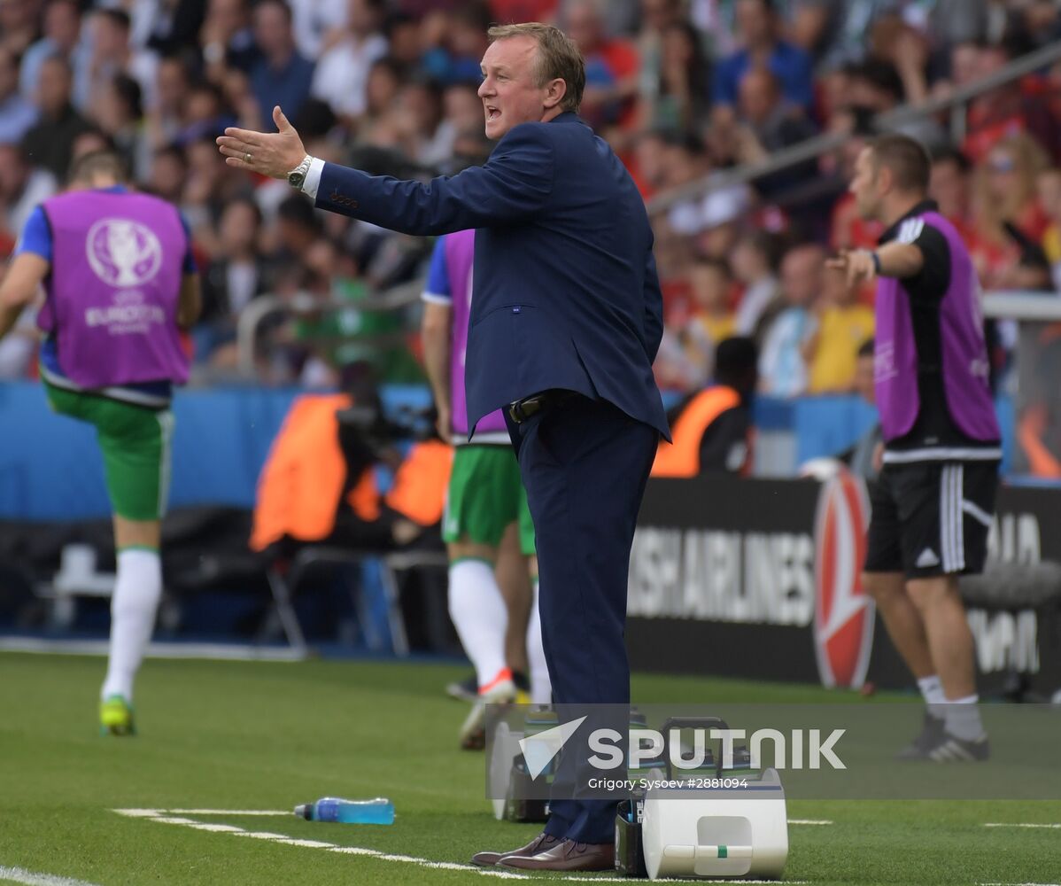 Football. UEFA Euro 2016. Wales vs. Northern Ireland