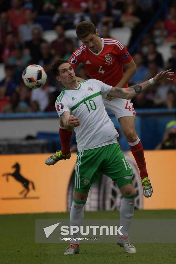 Football. UEFA Euro 2016. Wales vs. Northern Ireland