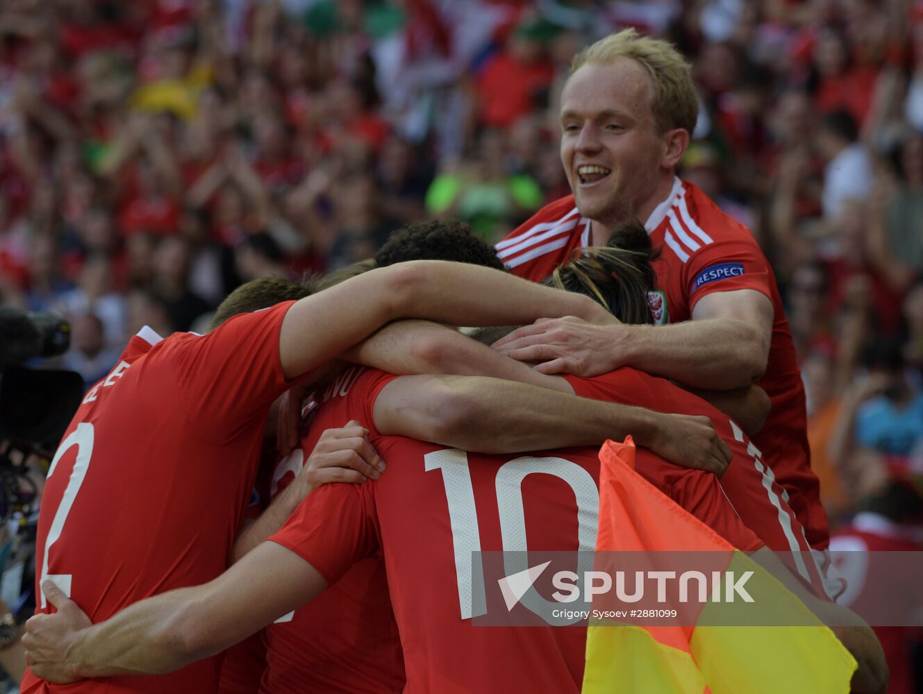Football. UEFA Euro 2016. Wales vs. Northern Ireland
