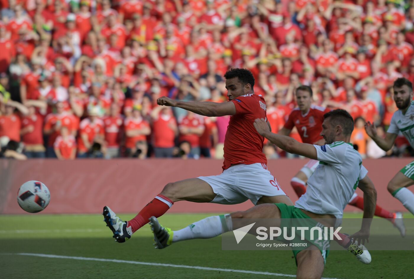 Football. UEFA Euro 2016. Wales vs. Northern Ireland