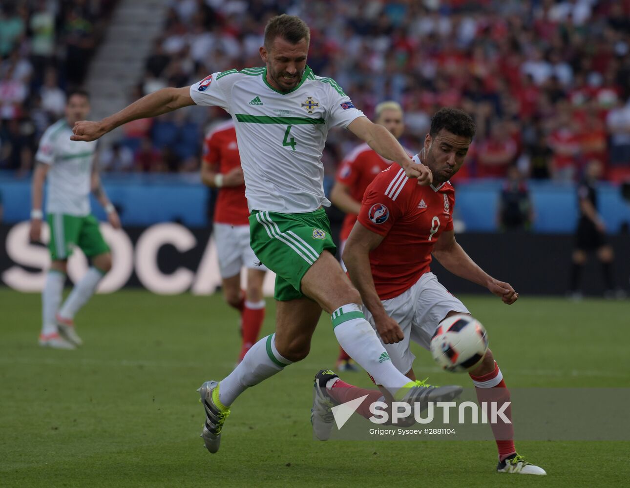 Football. UEFA Euro 2016. Wales vs. Northern Ireland