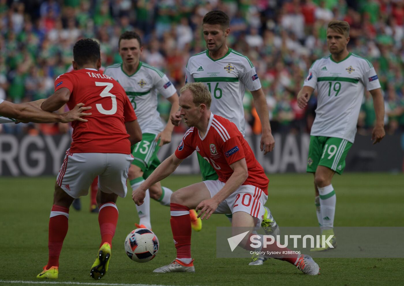 Football. UEFA Euro 2016. Wales vs. Northern Ireland