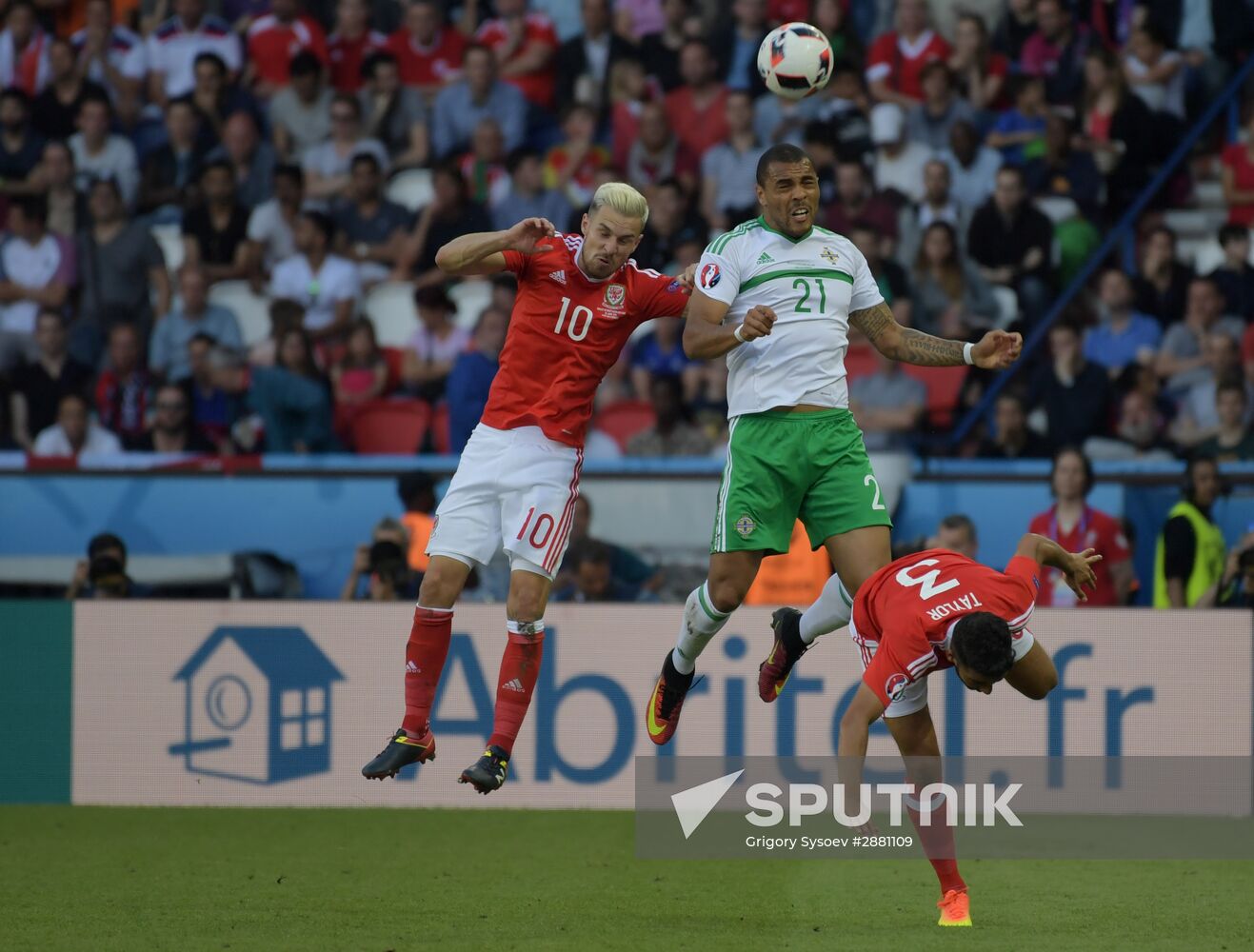 Football. UEFA Euro 2016. Wales vs. Northern Ireland