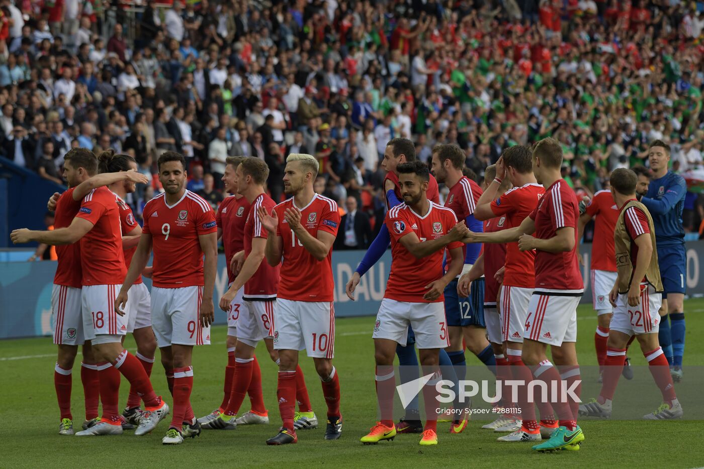 Football. UEFA Euro 2016. Wales vs. Northern Ireland