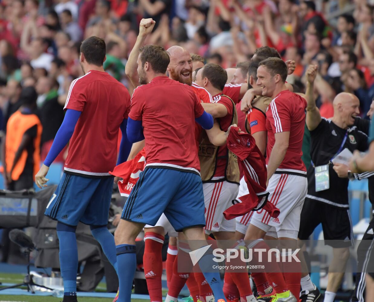 Football. UEFA Euro 2016. Wales vs. Northern Ireland