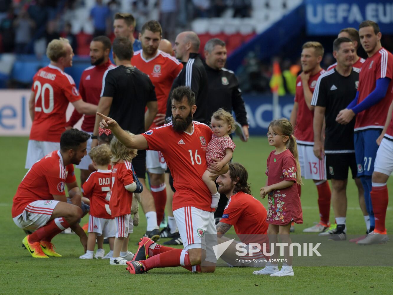 Football. UEFA Euro 2016. Wales vs. Northern Ireland