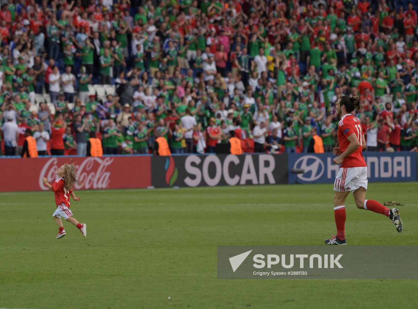 Football. UEFA Euro 2016. Wales vs. Northern Ireland