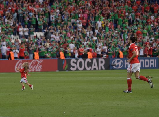 Football. UEFA Euro 2016. Wales vs. Northern Ireland