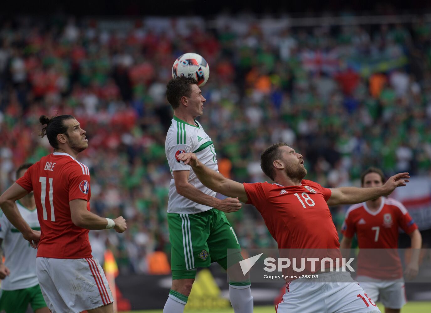 Football. UEFA Euro 2016. Wales vs. Northern Ireland
