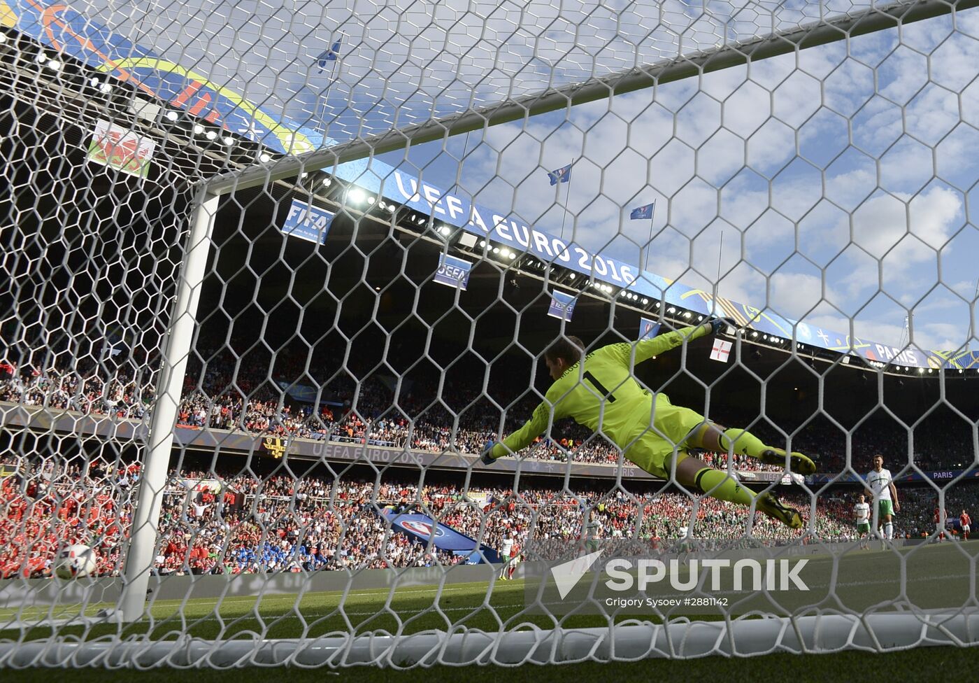 Football. UEFA Euro 2016. Wales vs. Northern Ireland