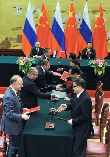President Vladimir Putin's official visit to People's Republic of China