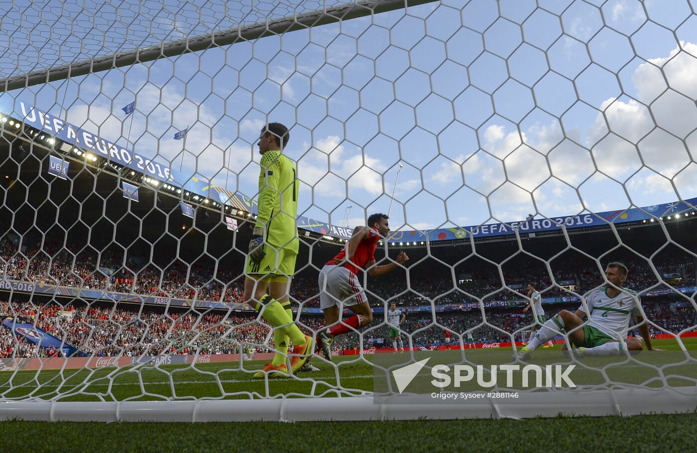 Football. UEFA Euro 2016. Wales vs. Northern Ireland