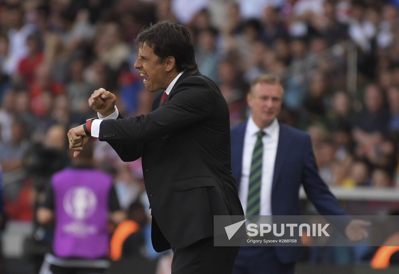 Football. UEFA Euro 2016. Wales vs. Northern Ireland