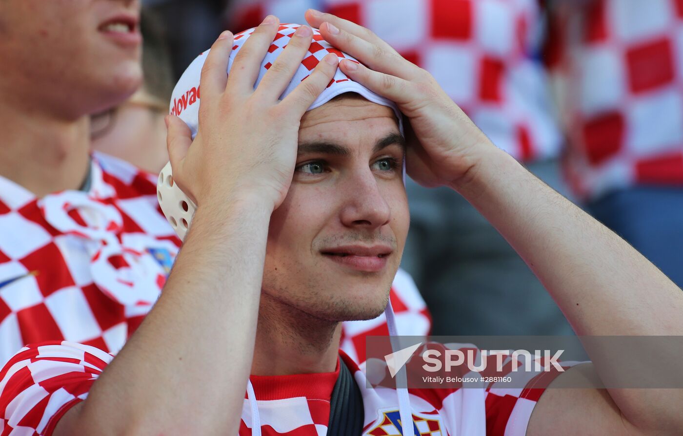 Football. UEFA Euro 2016. Croatia vs. Portugal