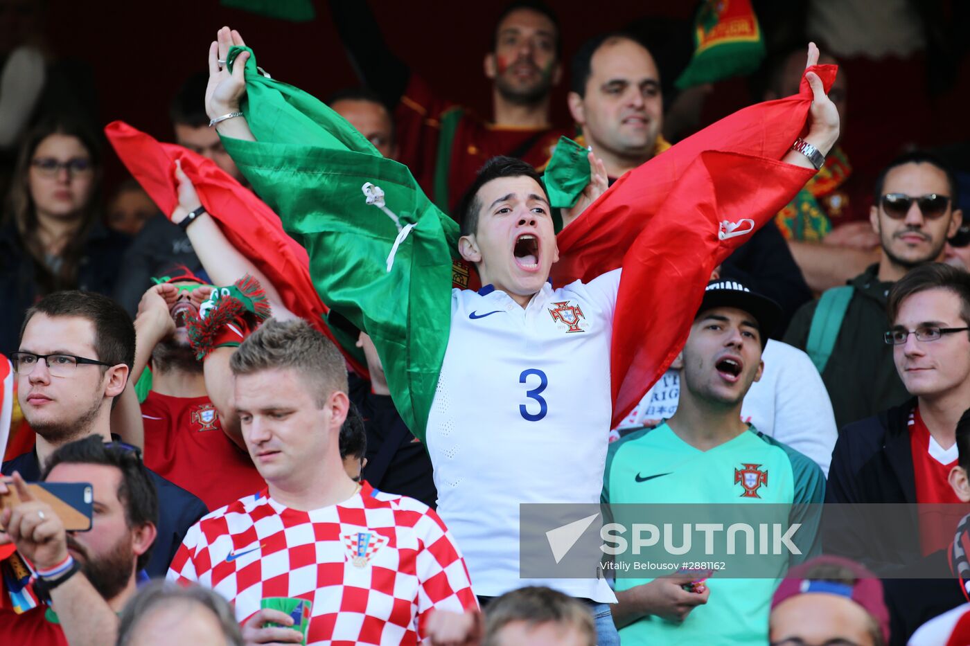 Football. UEFA Euro 2016. Croatia vs. Portugal