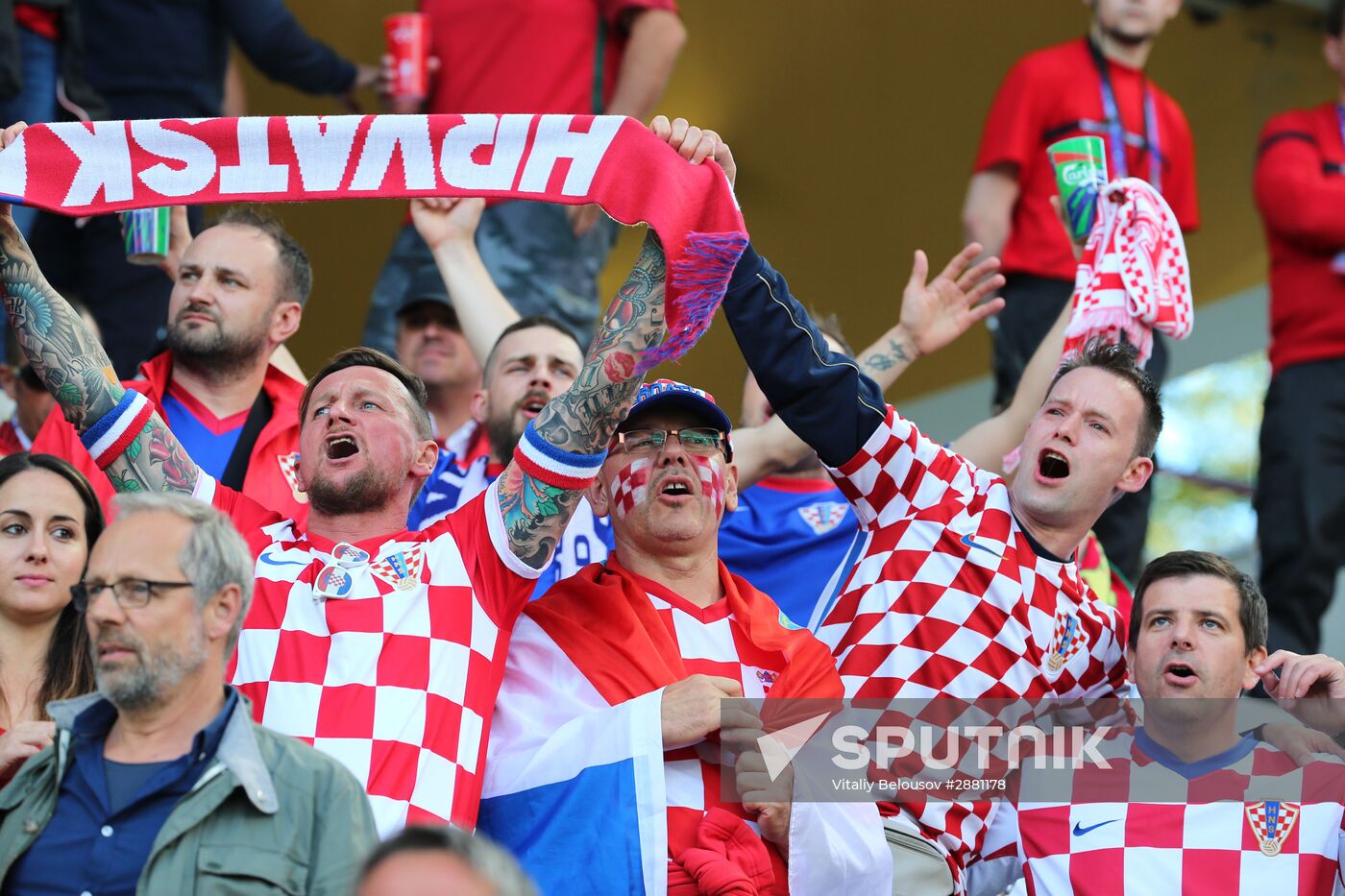 Football. UEFA Euro 2016. Croatia vs. Portugal