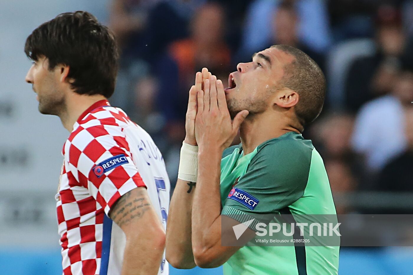 Football. UEFA Euro 2016. Croatia vs. Portugal