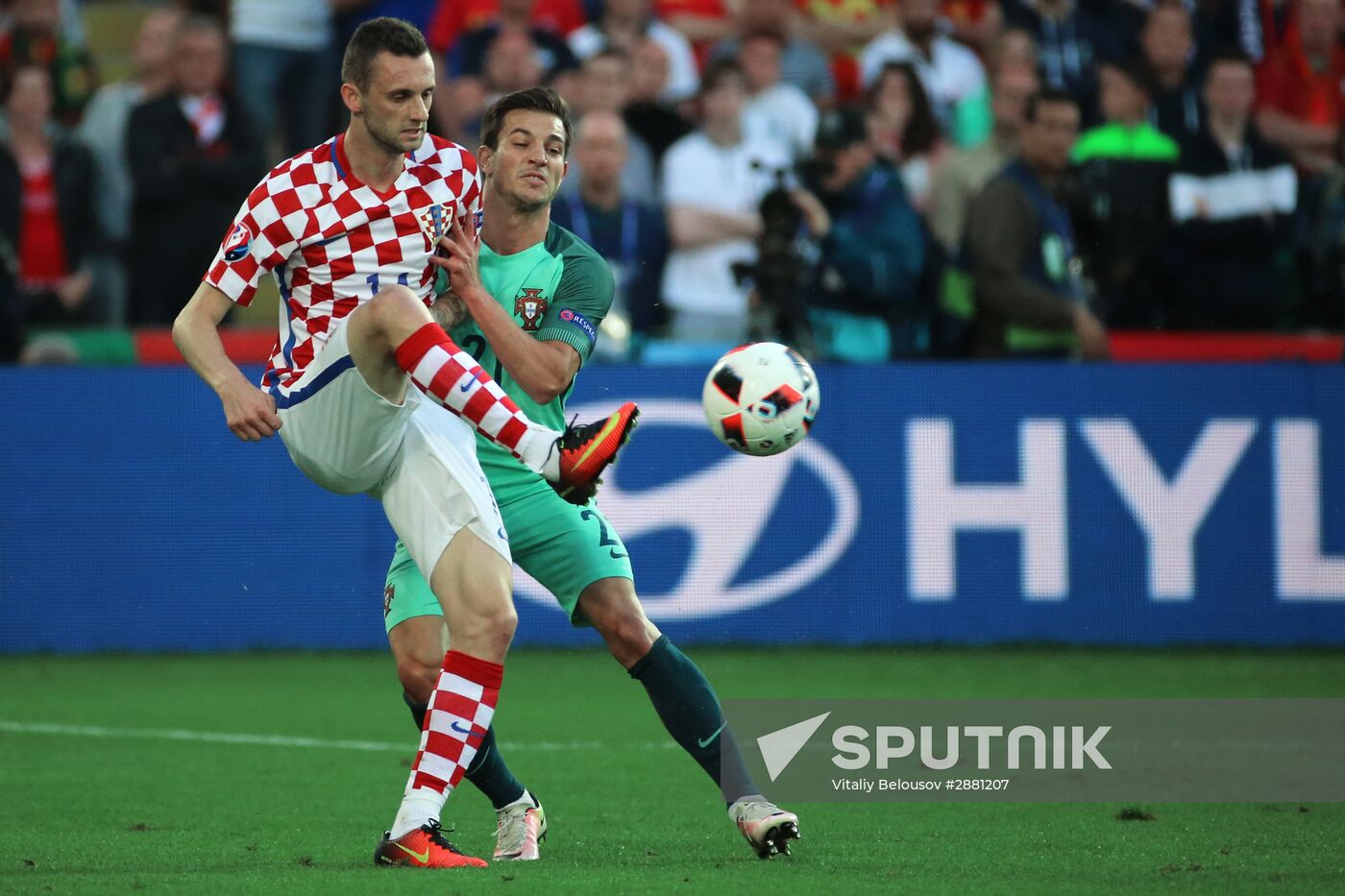 Football. UEFA Euro 2016. Croatia vs. Portugal