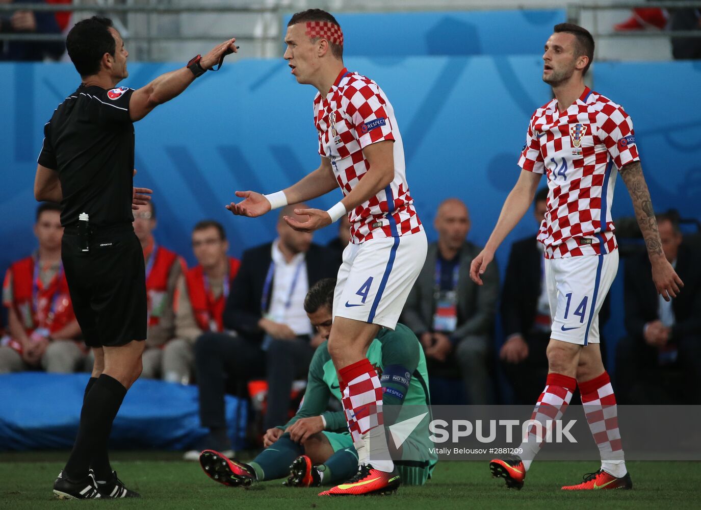 Football. UEFA Euro 2016. Croatia vs. Portugal