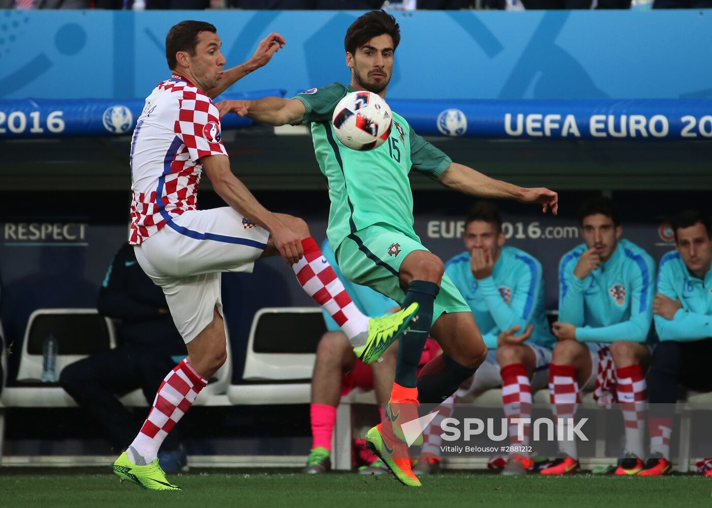 Football. UEFA Euro 2016. Croatia vs. Portugal