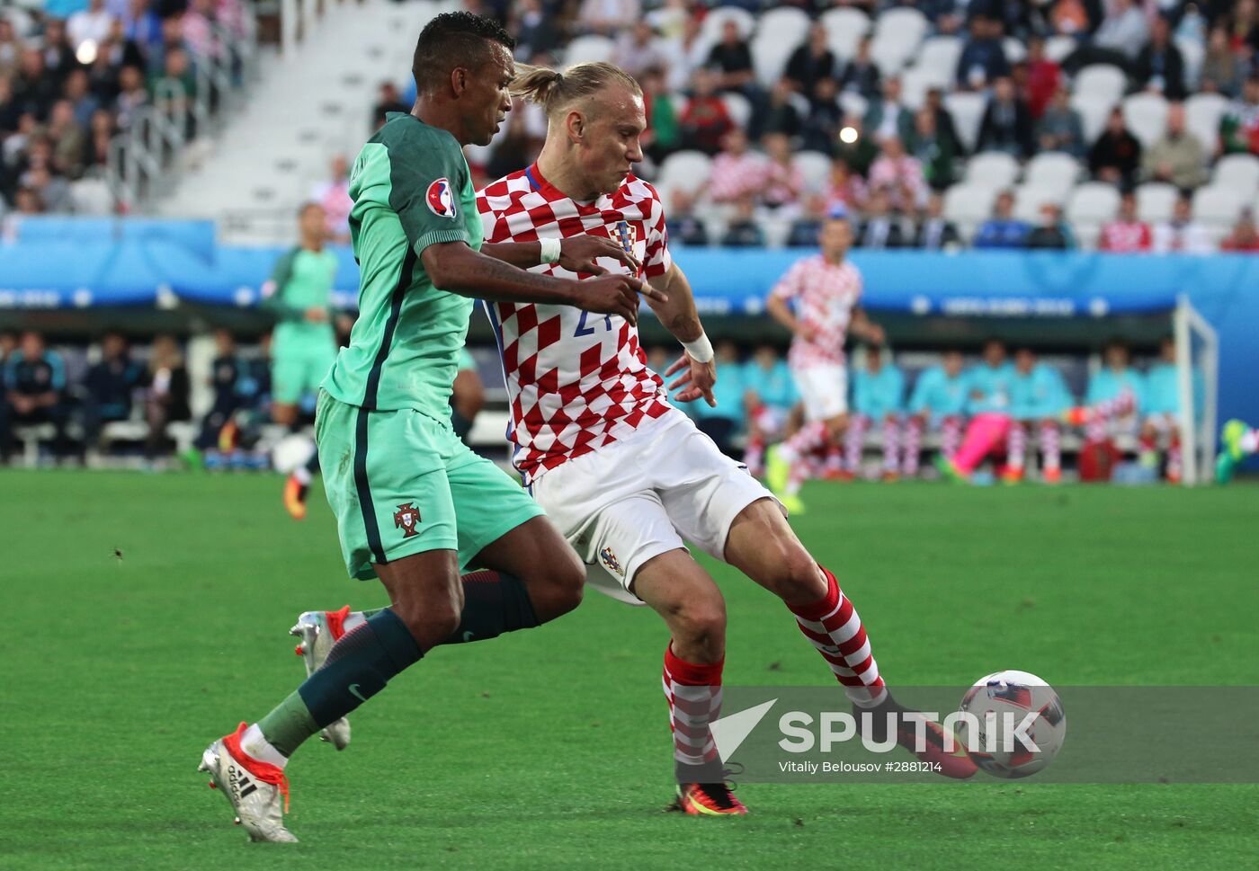 Football. UEFA Euro 2016. Croatia vs. Portugal