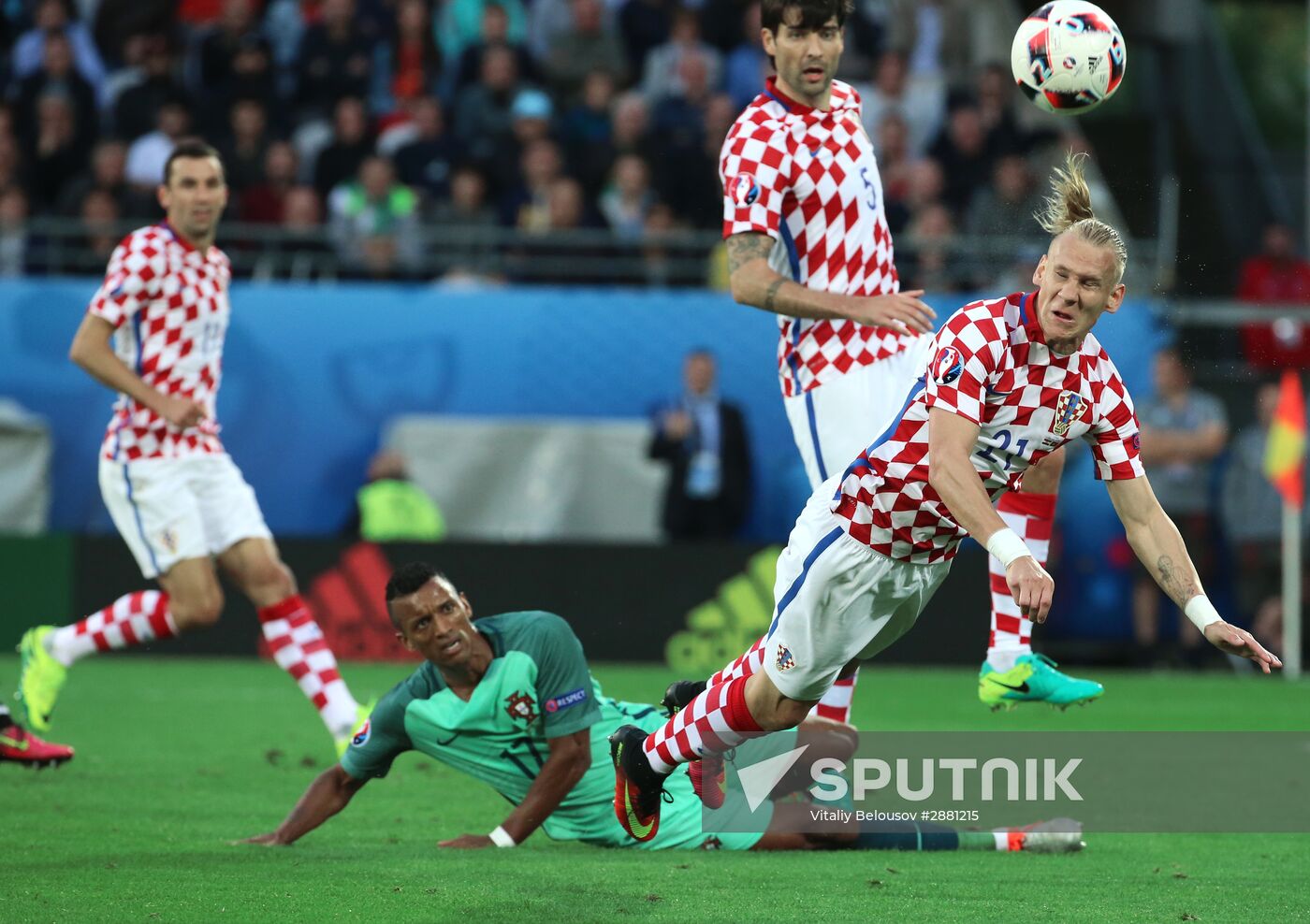 Football. UEFA Euro 2016. Croatia vs. Portugal