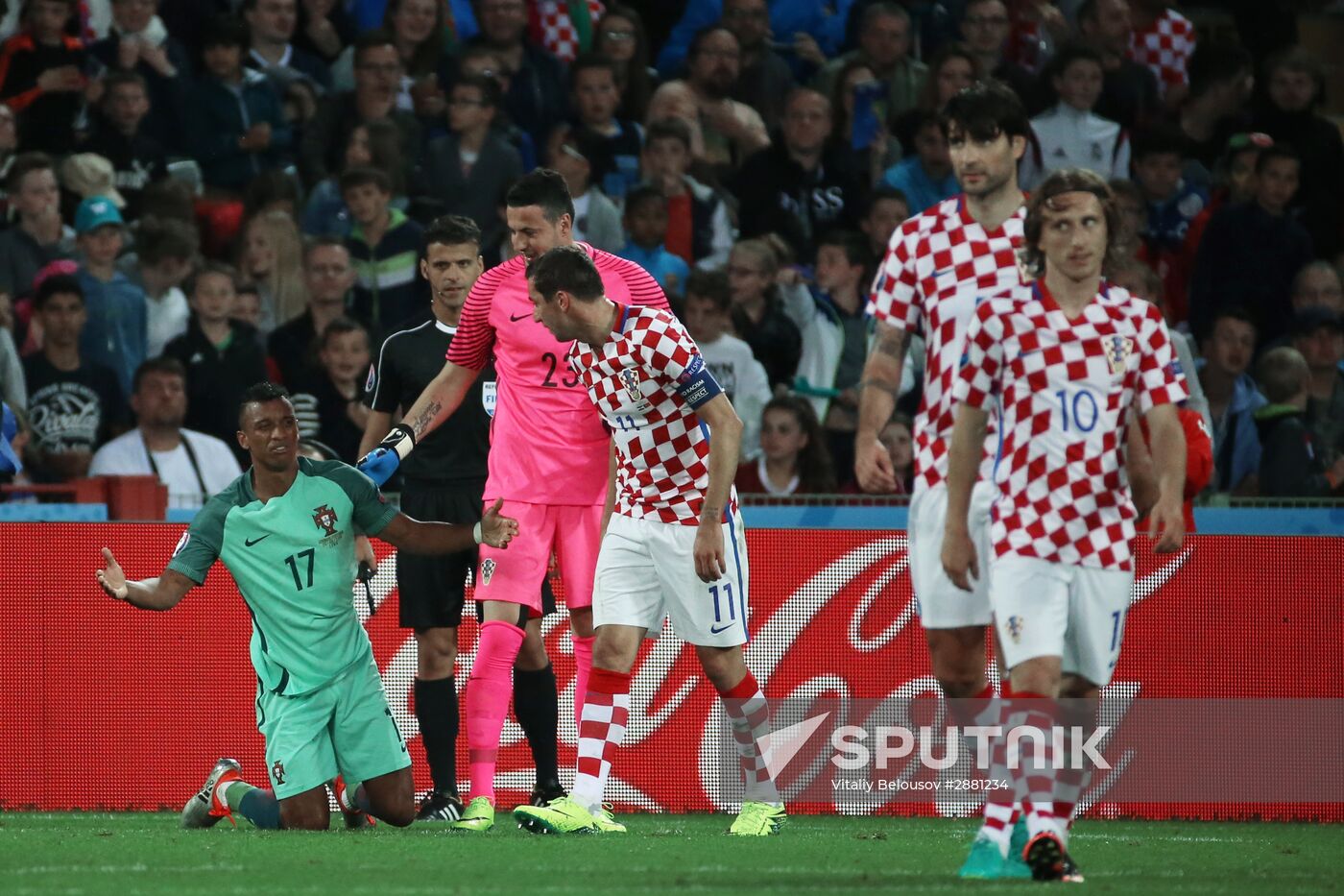 Football. UEFA Euro 2016. Croatia vs. Portugal