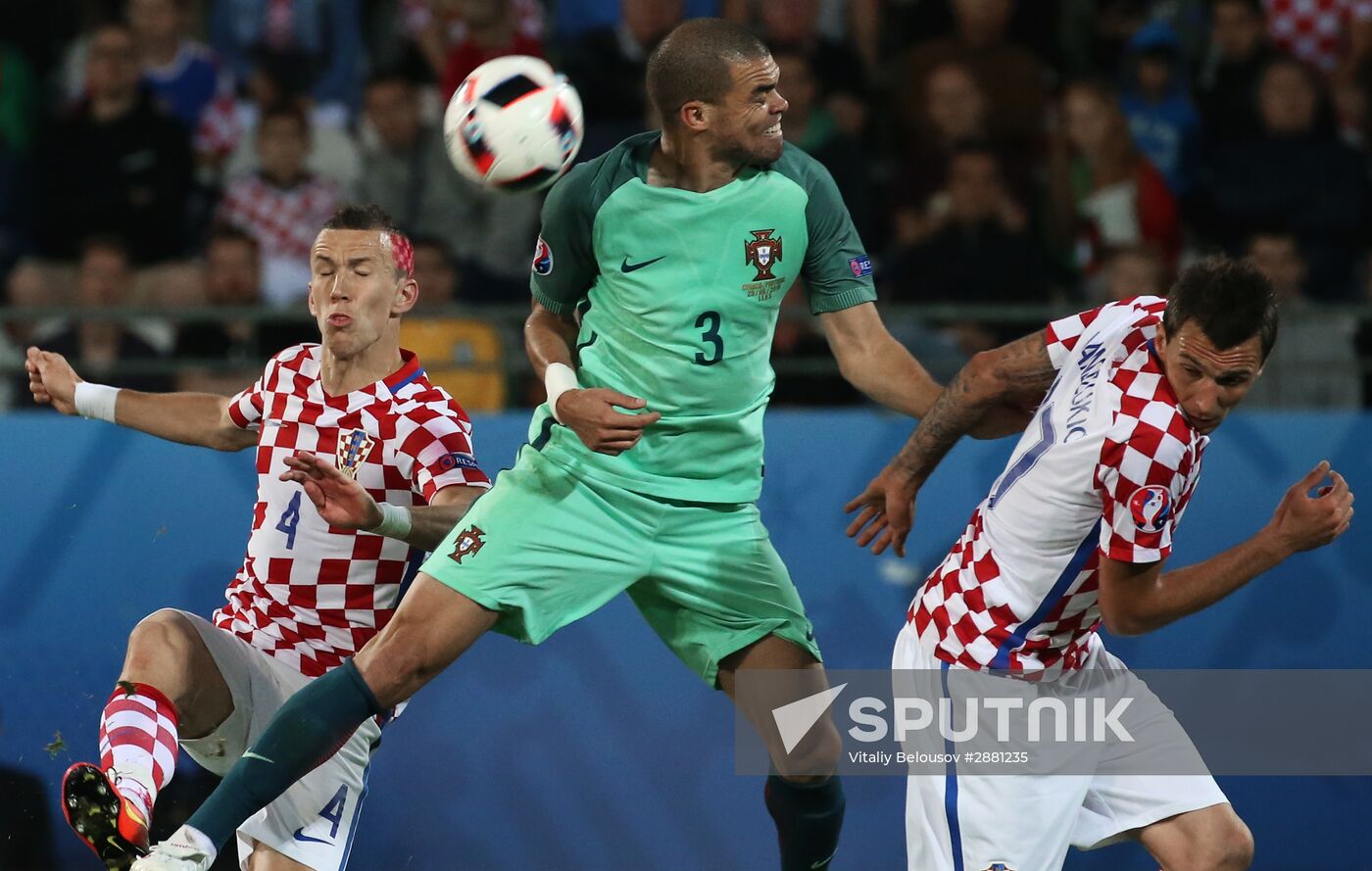 Football. UEFA Euro 2016. Croatia vs. Portugal