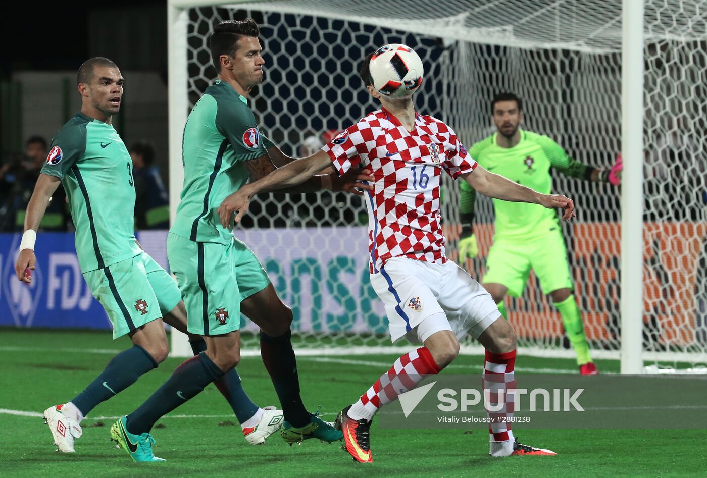 Football. UEFA Euro 2016. Croatia vs. Portugal