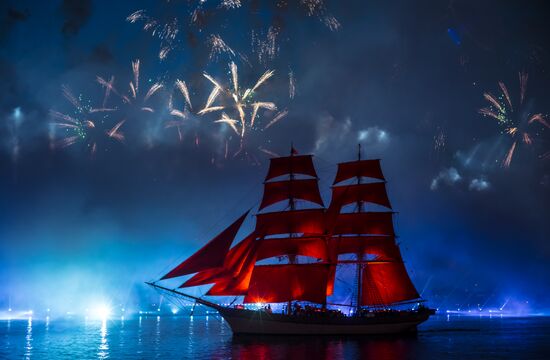 The Scarlet Sails celebration in St. Petersburg