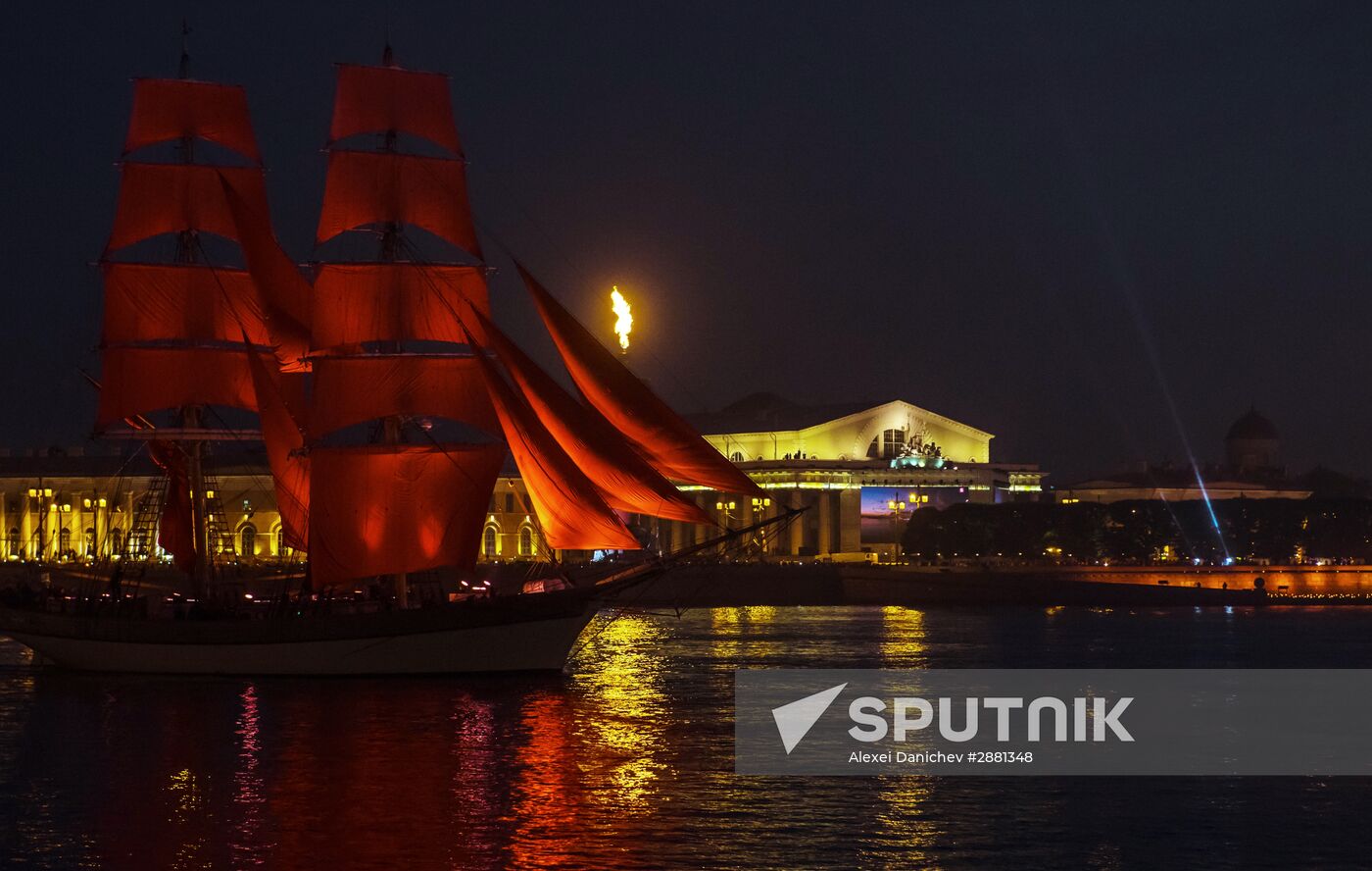 The Scarlet Sails celebration in St. Petersburg