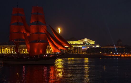 The Scarlet Sails celebration in St. Petersburg
