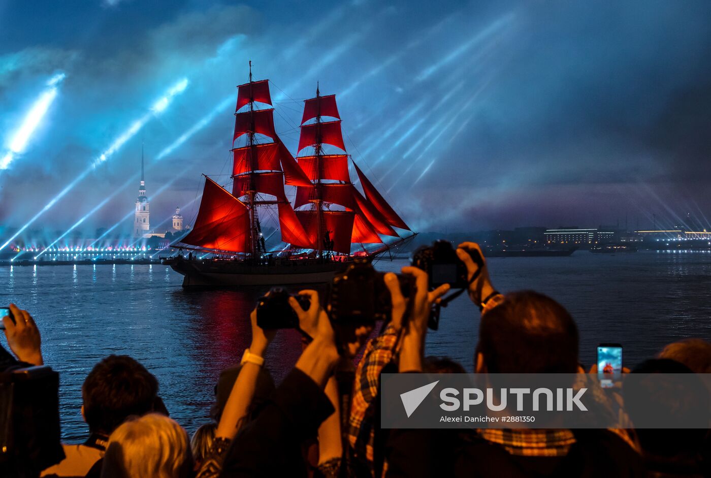 The Scarlet Sails celebration in St. Petersburg