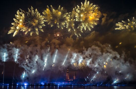 The Scarlet Sails celebration in St. Petersburg