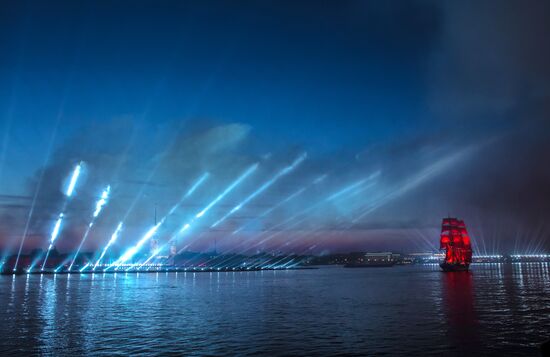 The Scarlet Sails celebration in St. Petersburg