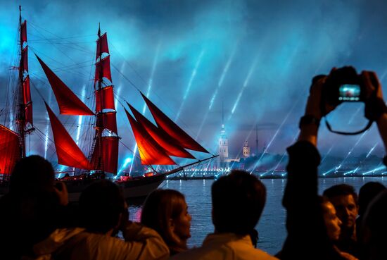 The Scarlet Sails celebration in St. Petersburg