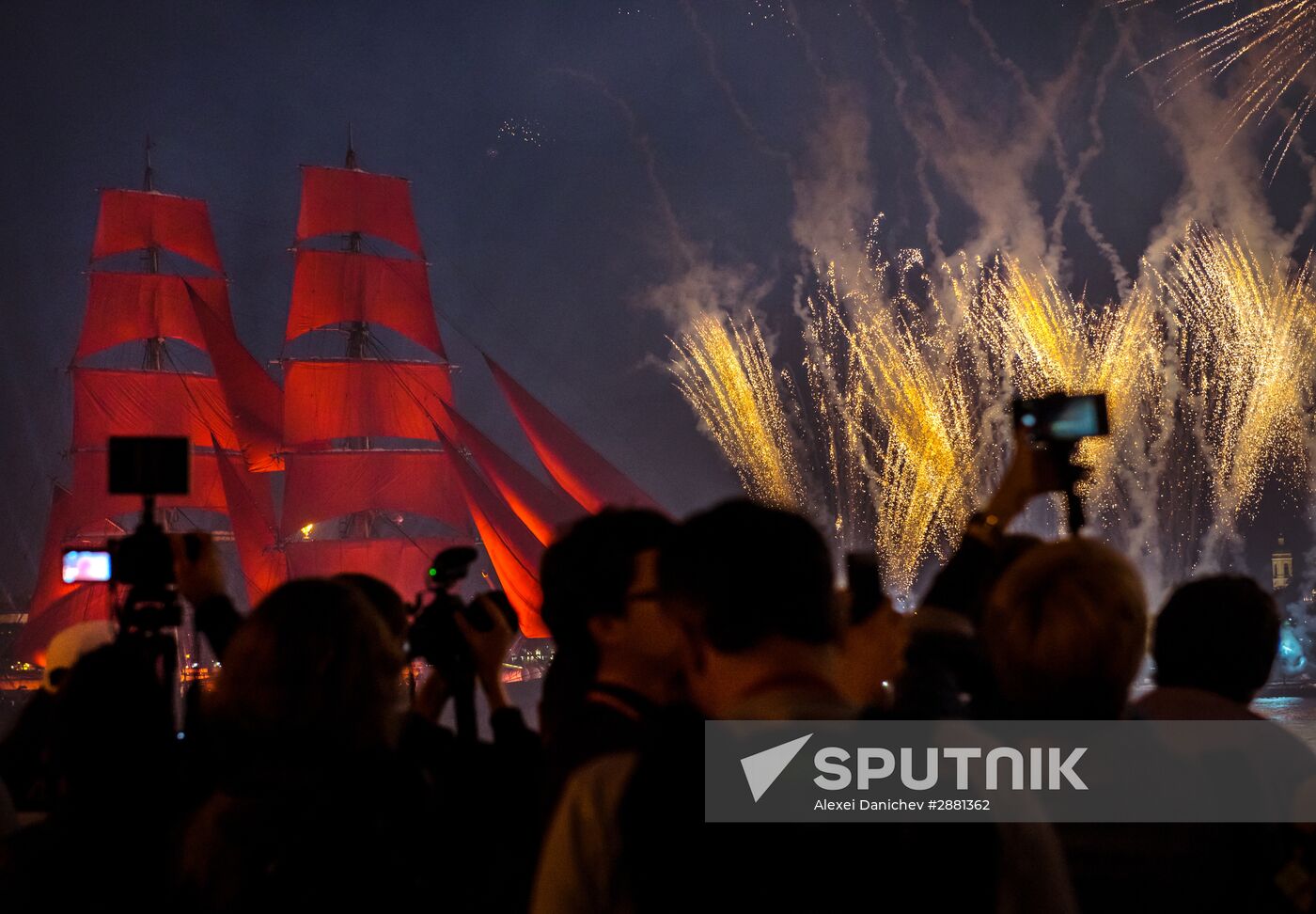 The Scarlet Sails celebration in St. Petersburg