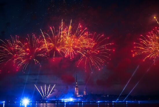 The Scarlet Sails celebration in St. Petersburg