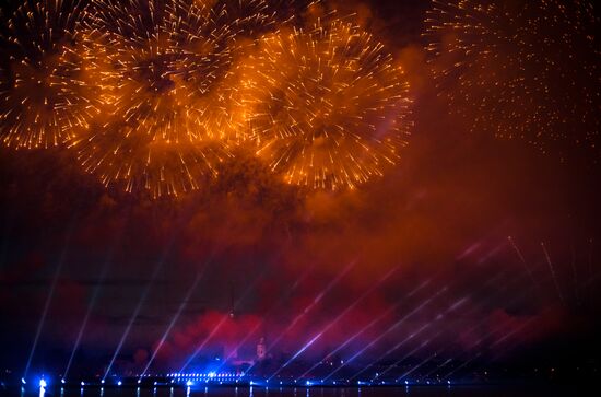 The Scarlet Sails celebration in St. Petersburg