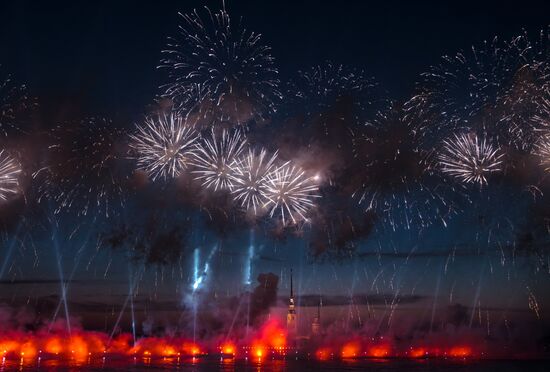 The Scarlet Sails celebration in St. Petersburg