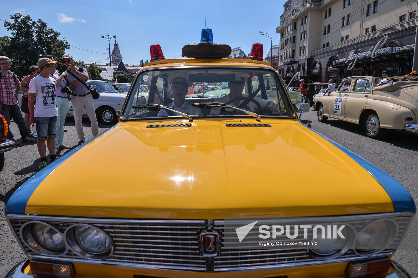 Bosch Moskau Klassik antique car race