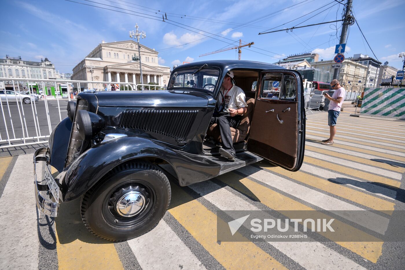 Bosch Moskau Klassik antique car race
