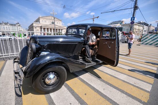 Bosch Moskau Klassik antique car race