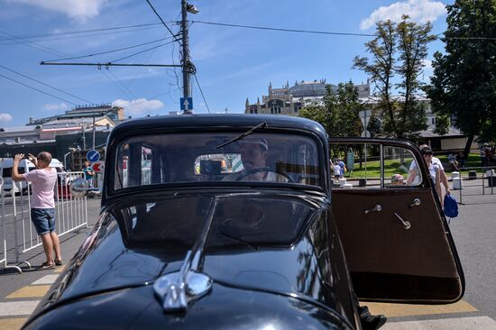 Bosch Moskau Klassik antique car race