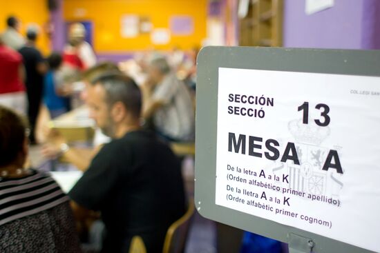 Spanish parliamentary elections