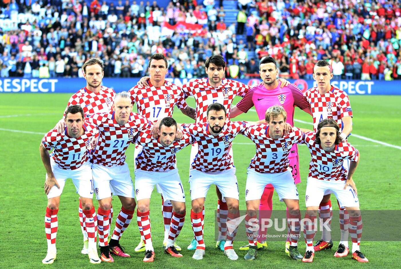 Football. UEFA Euro 2016. Croatia vs. Portugal