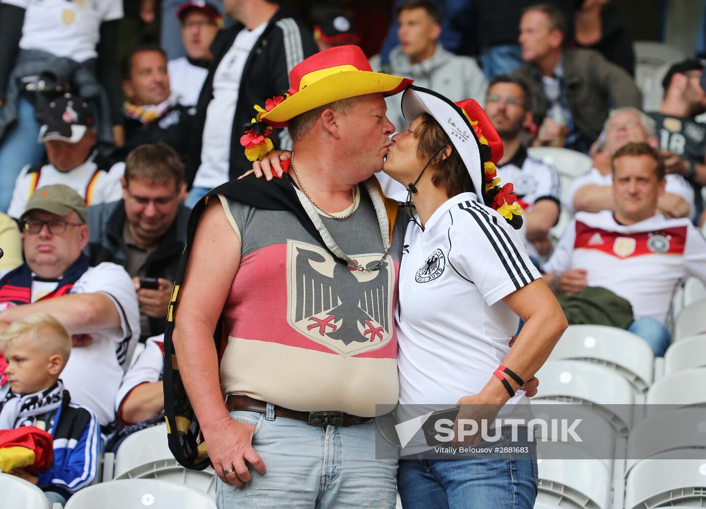 Football. 2016 UEFA European Championship. Germany vs. Slovakia