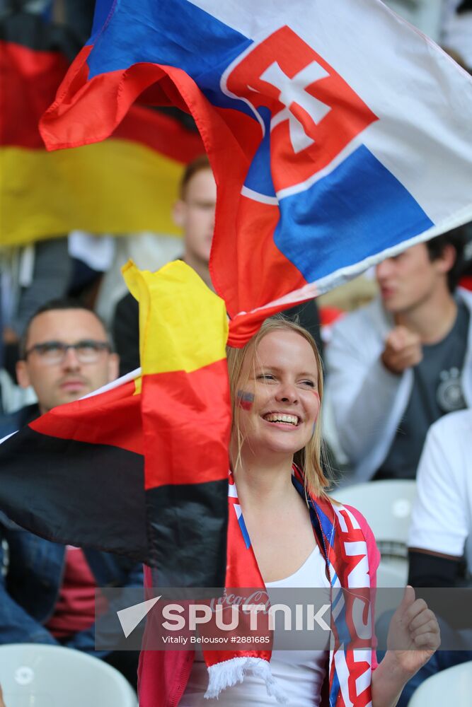 Football. UEFA Euro 2016. Germany vs. Slovakia