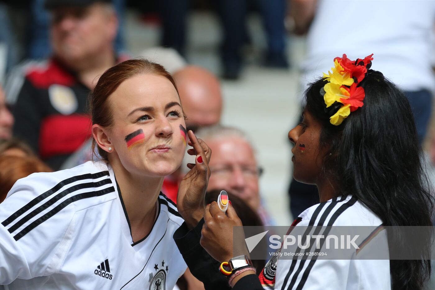Football. 2016 UEFA European Championship. Germany vs. Slovakia