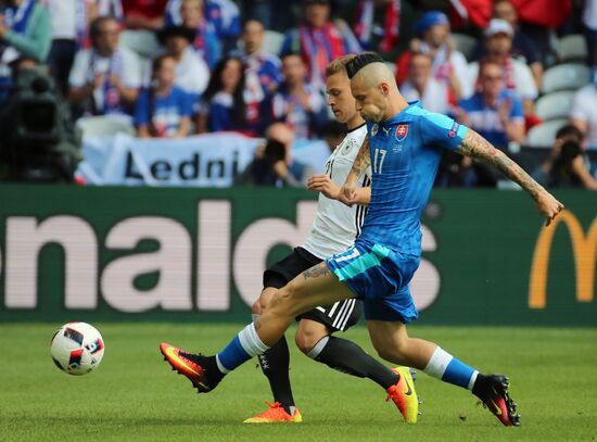 Football. 2016 UEFA European Championship. Germany vs. Slovakia